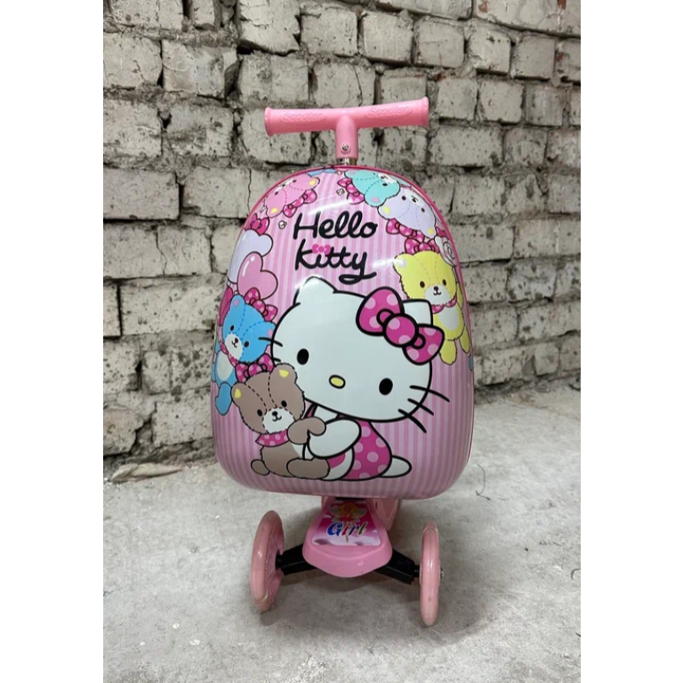 Детский чемодан-самокат «Hello Kitty»